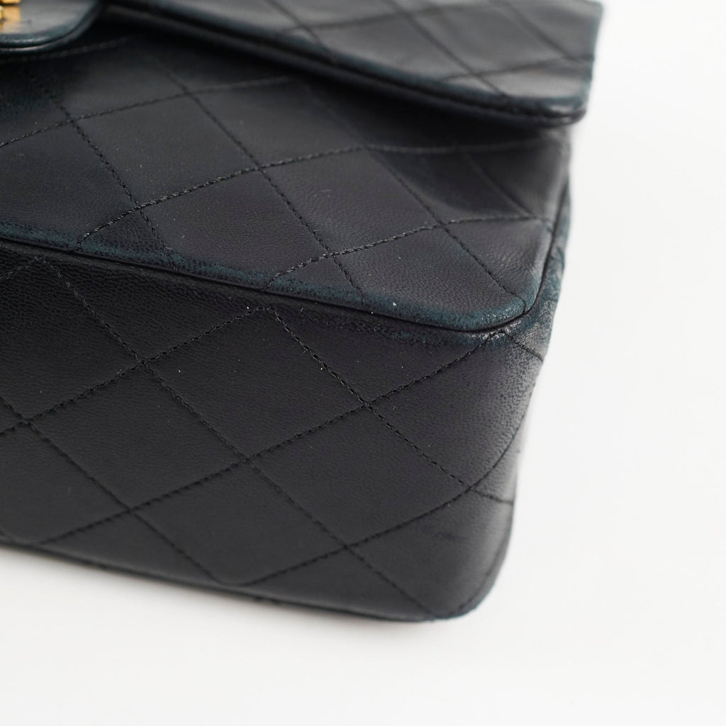 Chanel Medium/Large Vintage Double Classic Flap Black