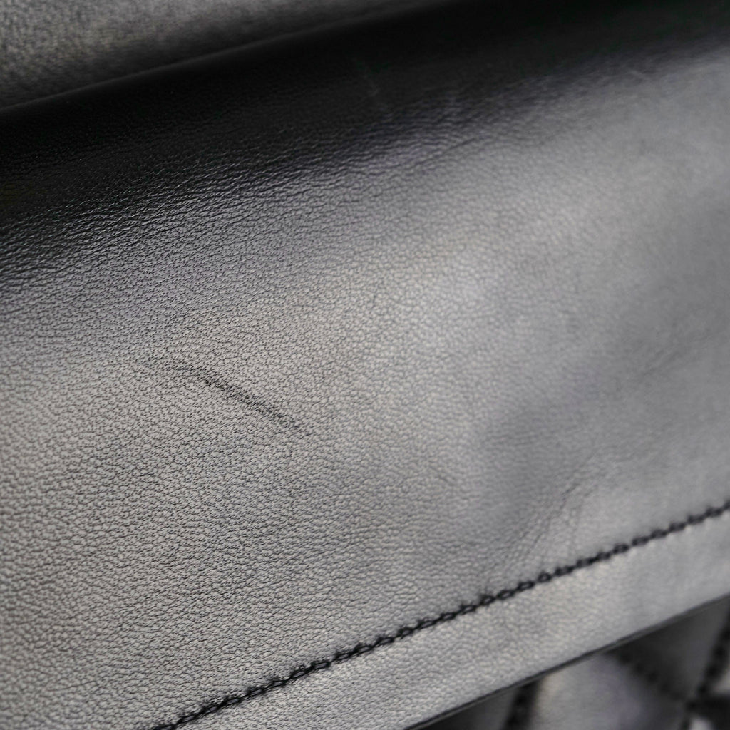 Chanel Medium/Large Classic Double Flap Lambskin Black