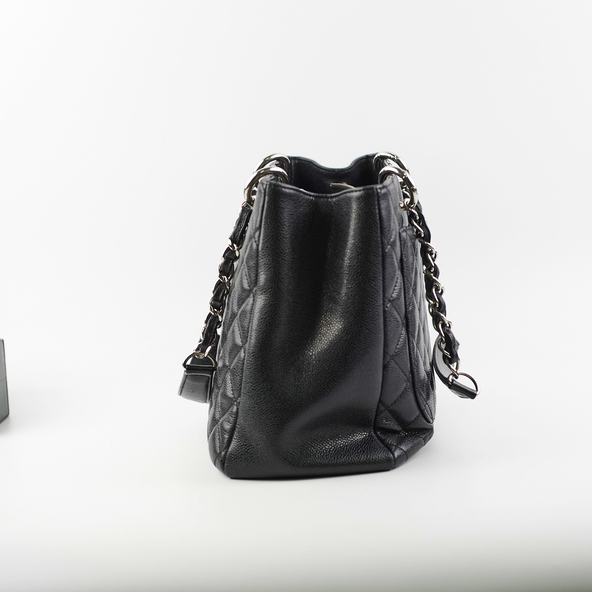 Chanel Grand Shopping Tote GST Caviar Black Shoulder Bag