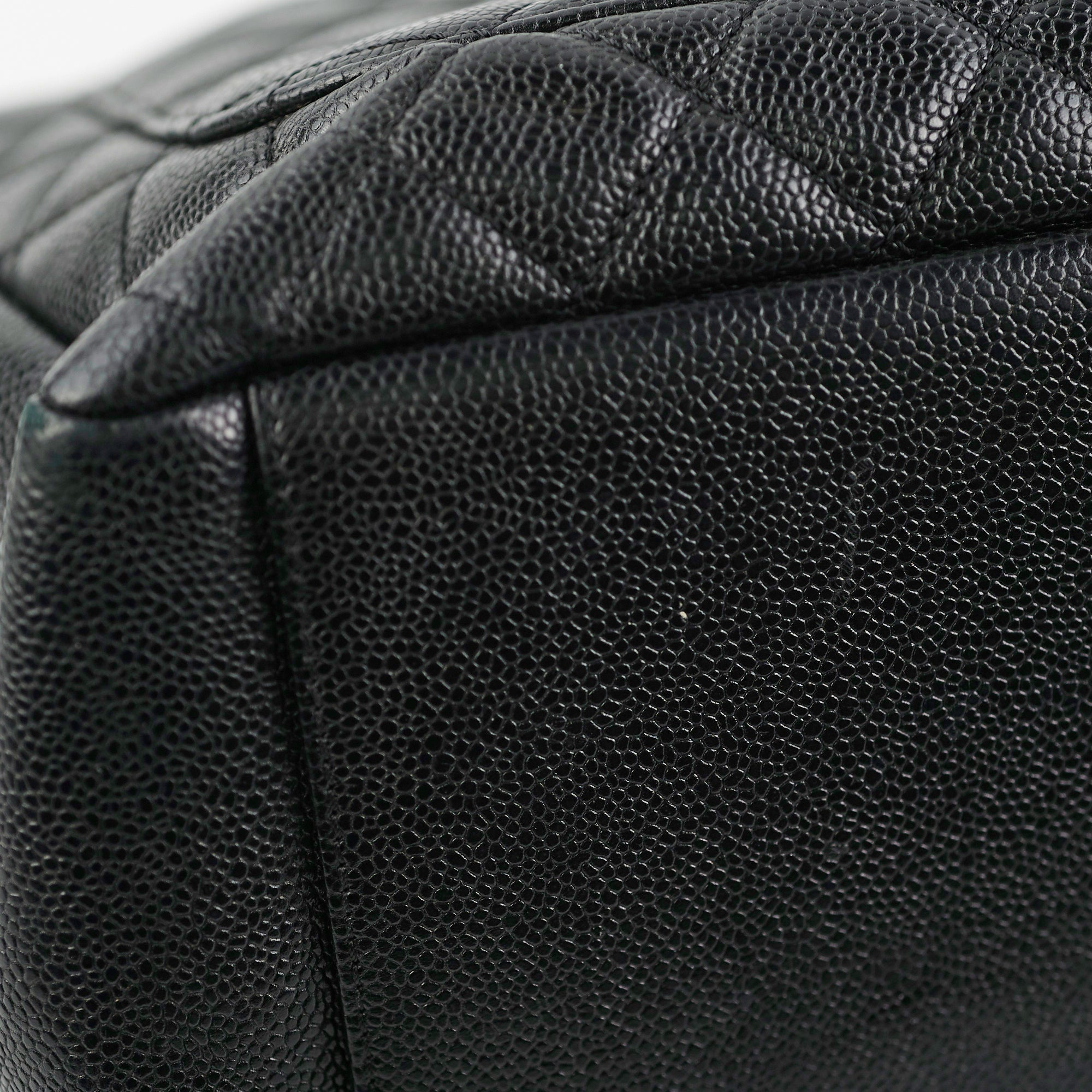 Chanel Grand Shopping Tote GST Caviar Black Shoulder Bag