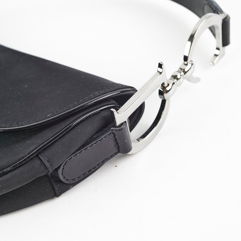 Christian Dior Nylon Saddle Black
