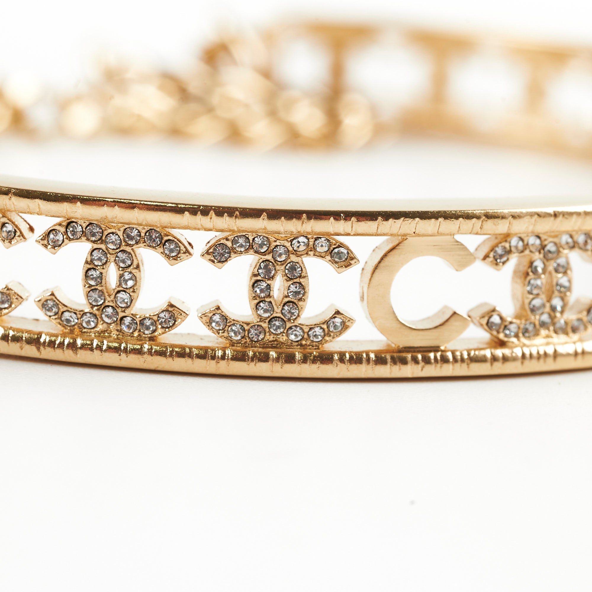 Chanel 22A Gold Choker Costume Jewellery