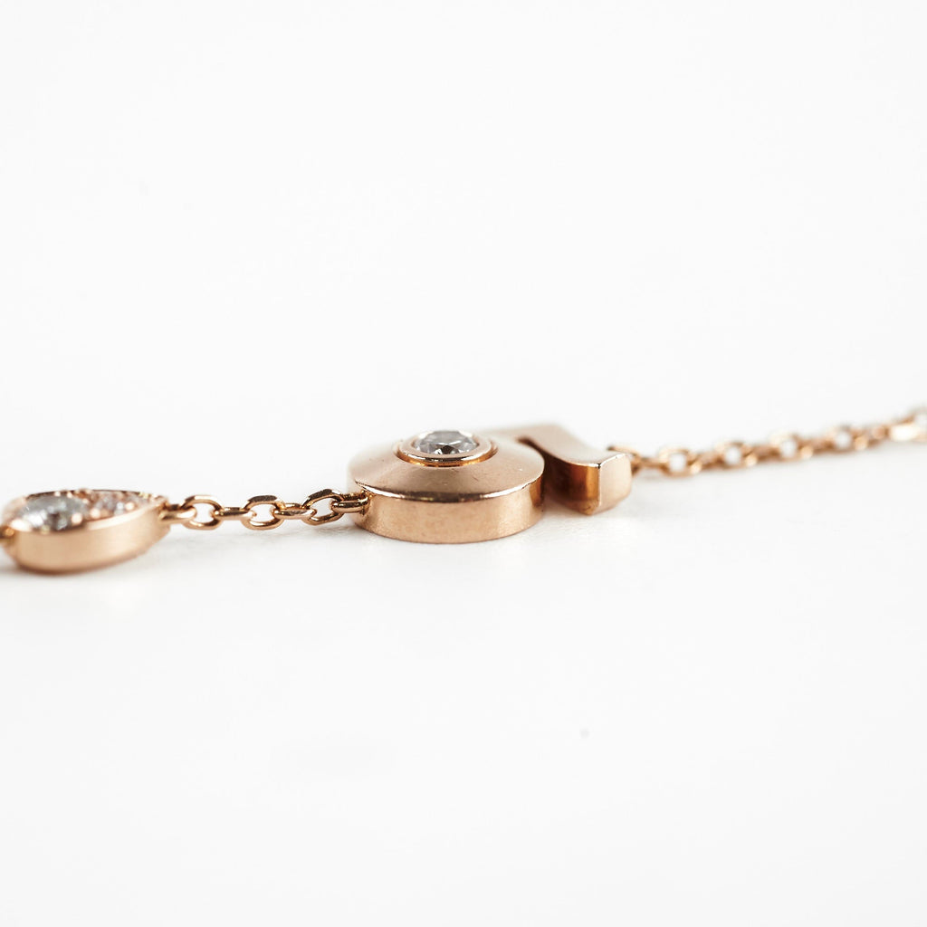 Chanel No.5 Diamond Bracelet 18K Rose Gold