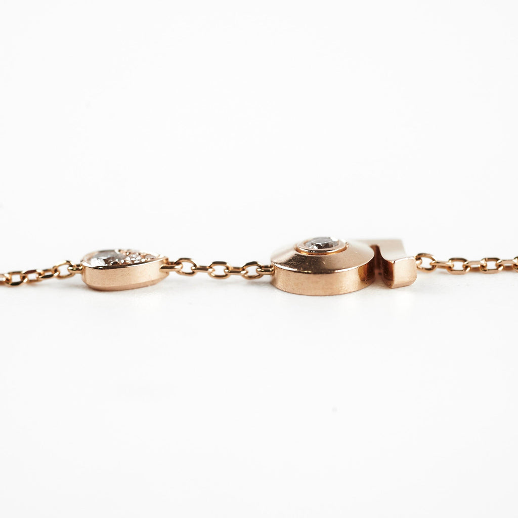Chanel No.5 Diamond Bracelet 18K Rose Gold