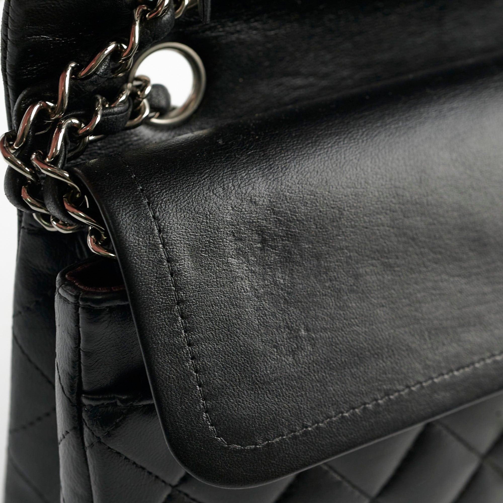 Chanel Classic Flap Medium M/L Lambskin Black