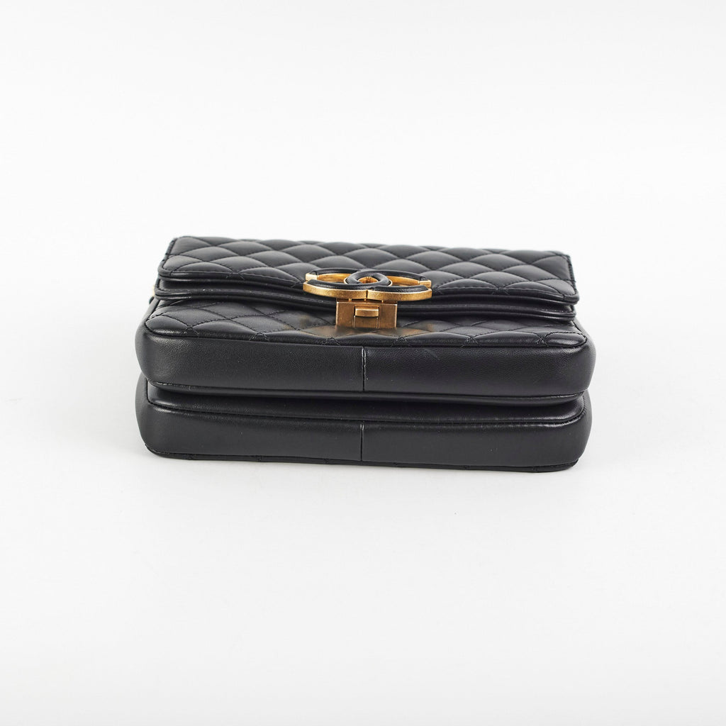 Chanel Mini Flap 19A Bag Black