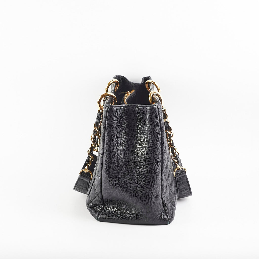 Chanel Caviar GST Grand Shopping Tote Black
