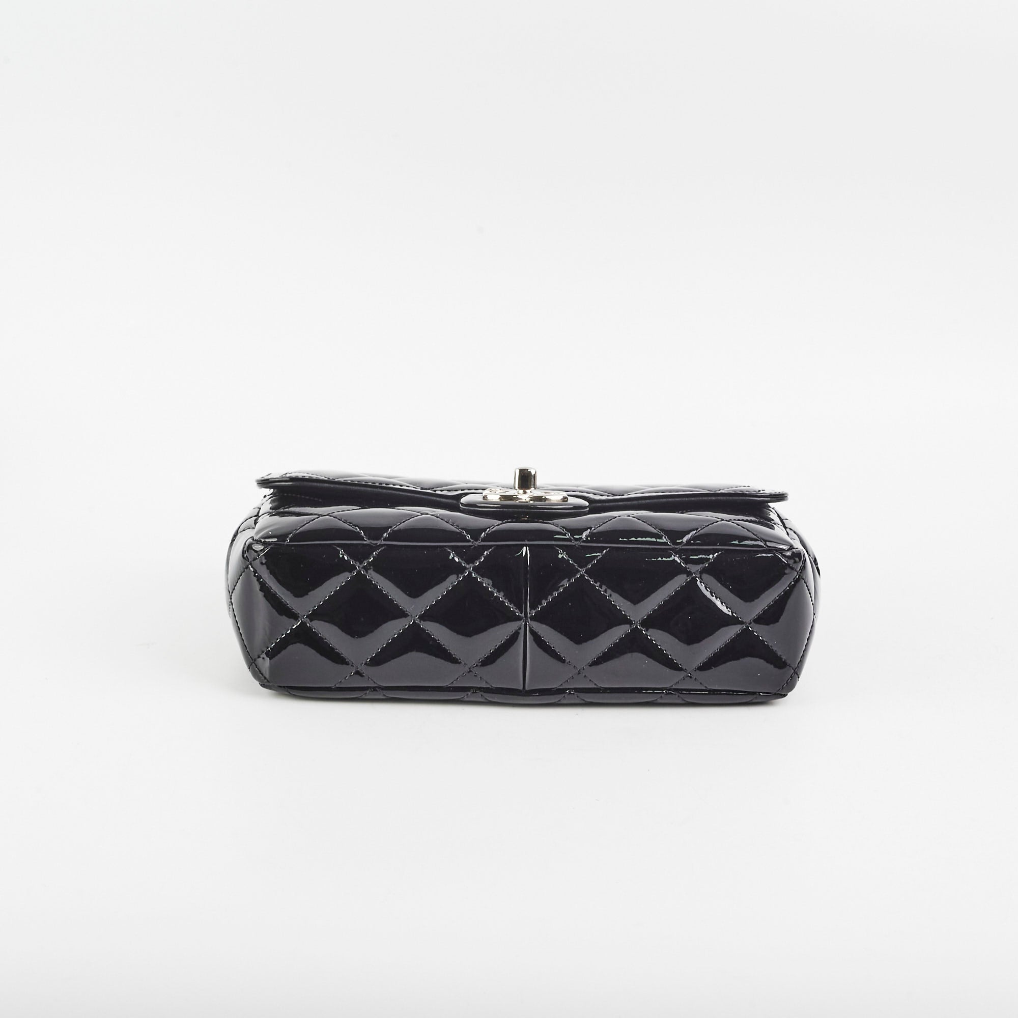 Chanel Patent Seasonal Flap Bag Black