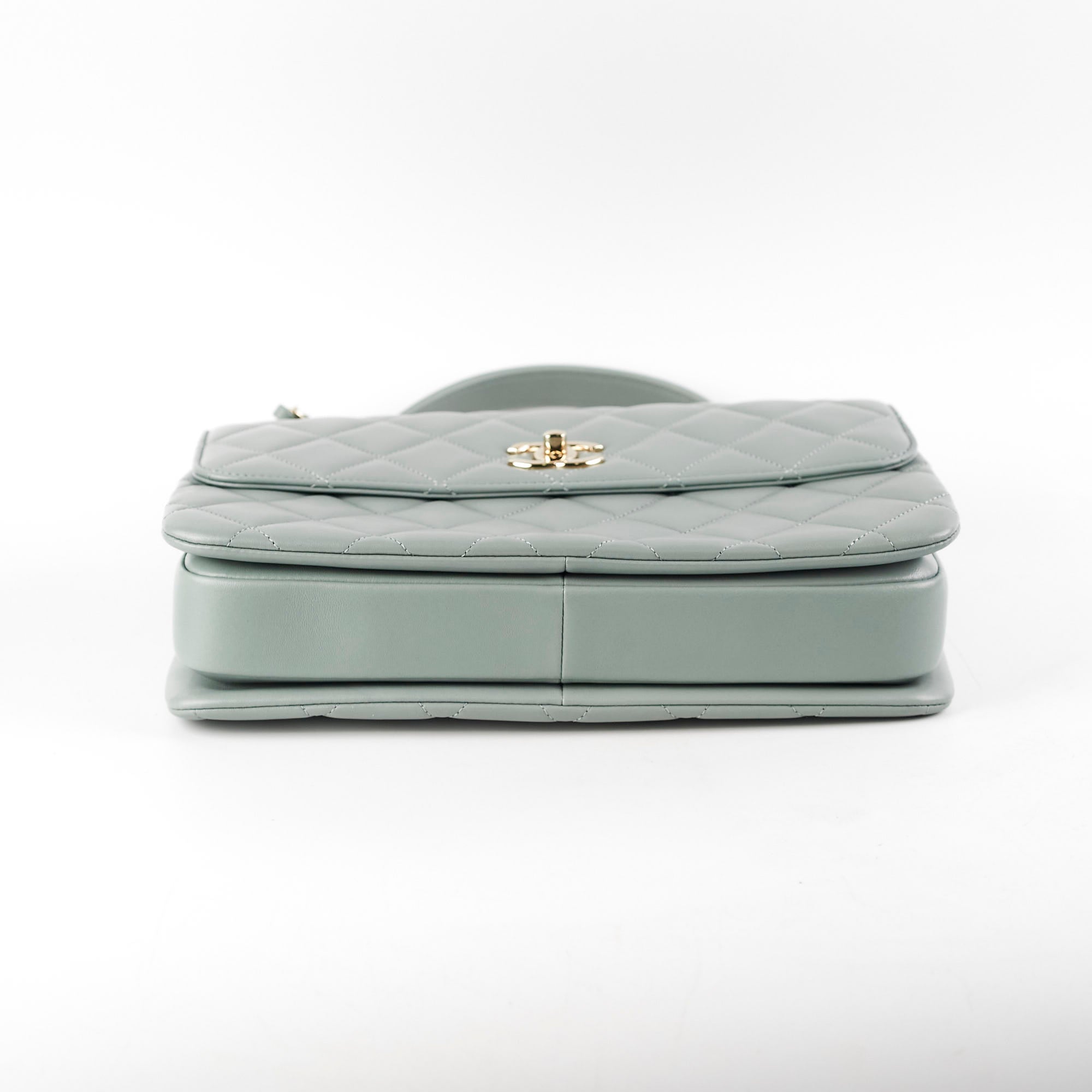 Chanel Large Trendy CC Top Handle Blue/Green