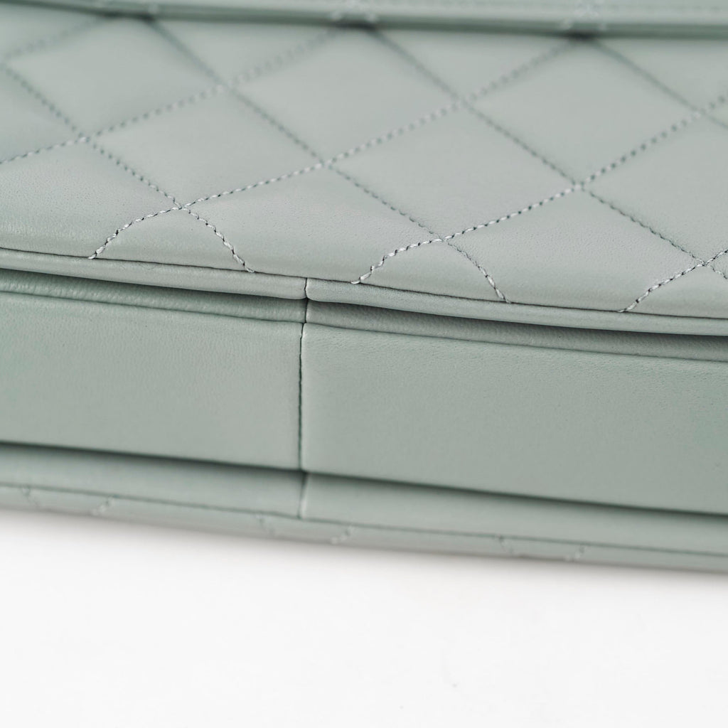 Chanel Large Trendy CC Top Handle Blue/Green