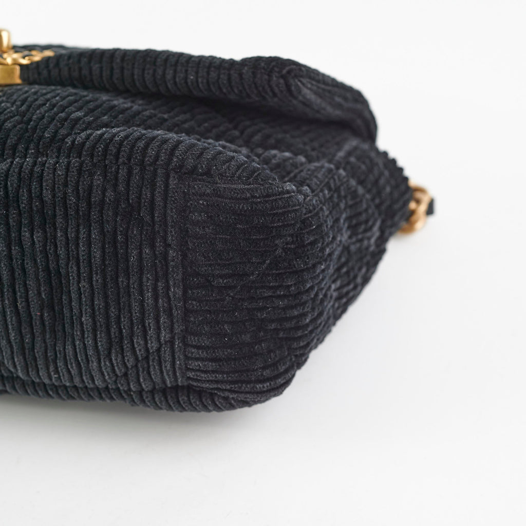 Chanel Corduroy Small 19 Black