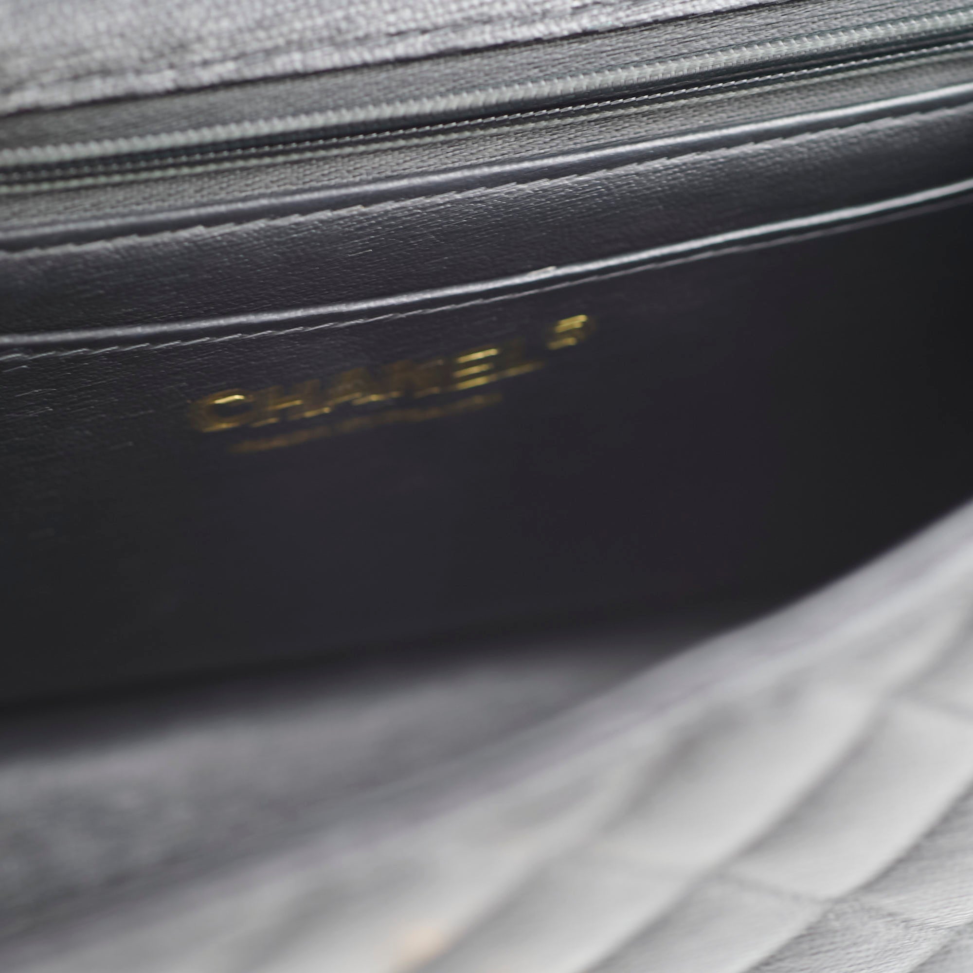 Chanel Caviar Rectangular with Top Handle Black  31 Series