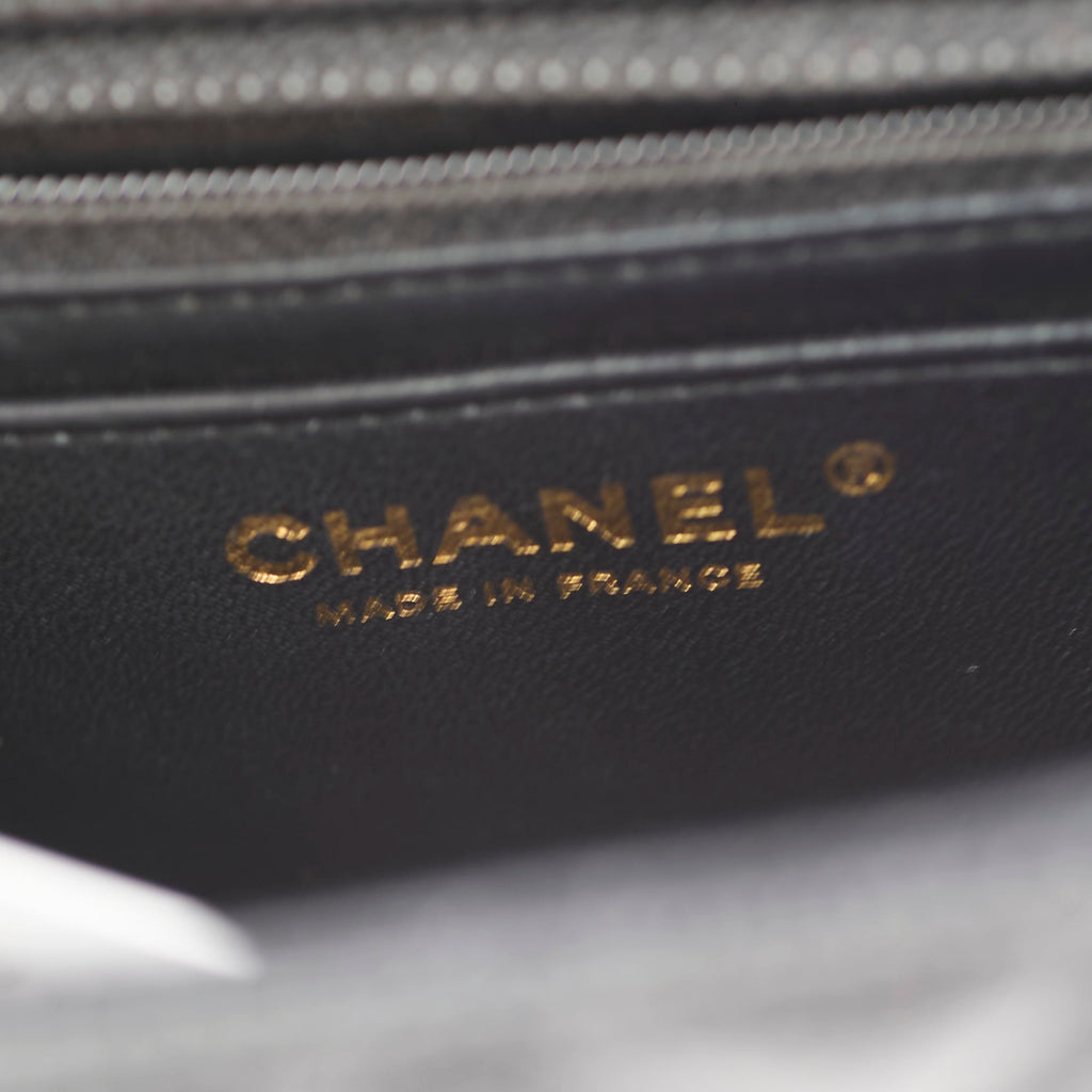 Chanel Mini Rectangular Caviar Black 25 series
