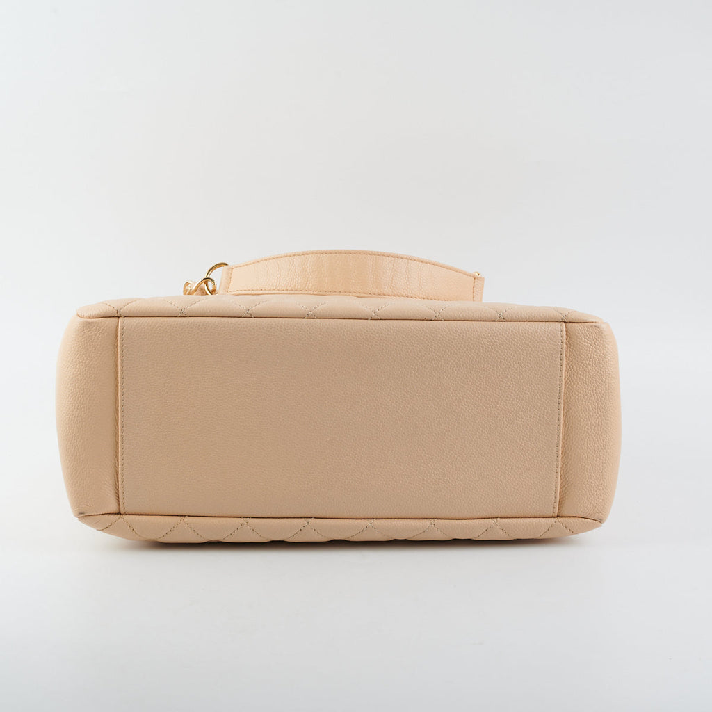 Chanel Caviar Grand Shopping Tote GST Beige