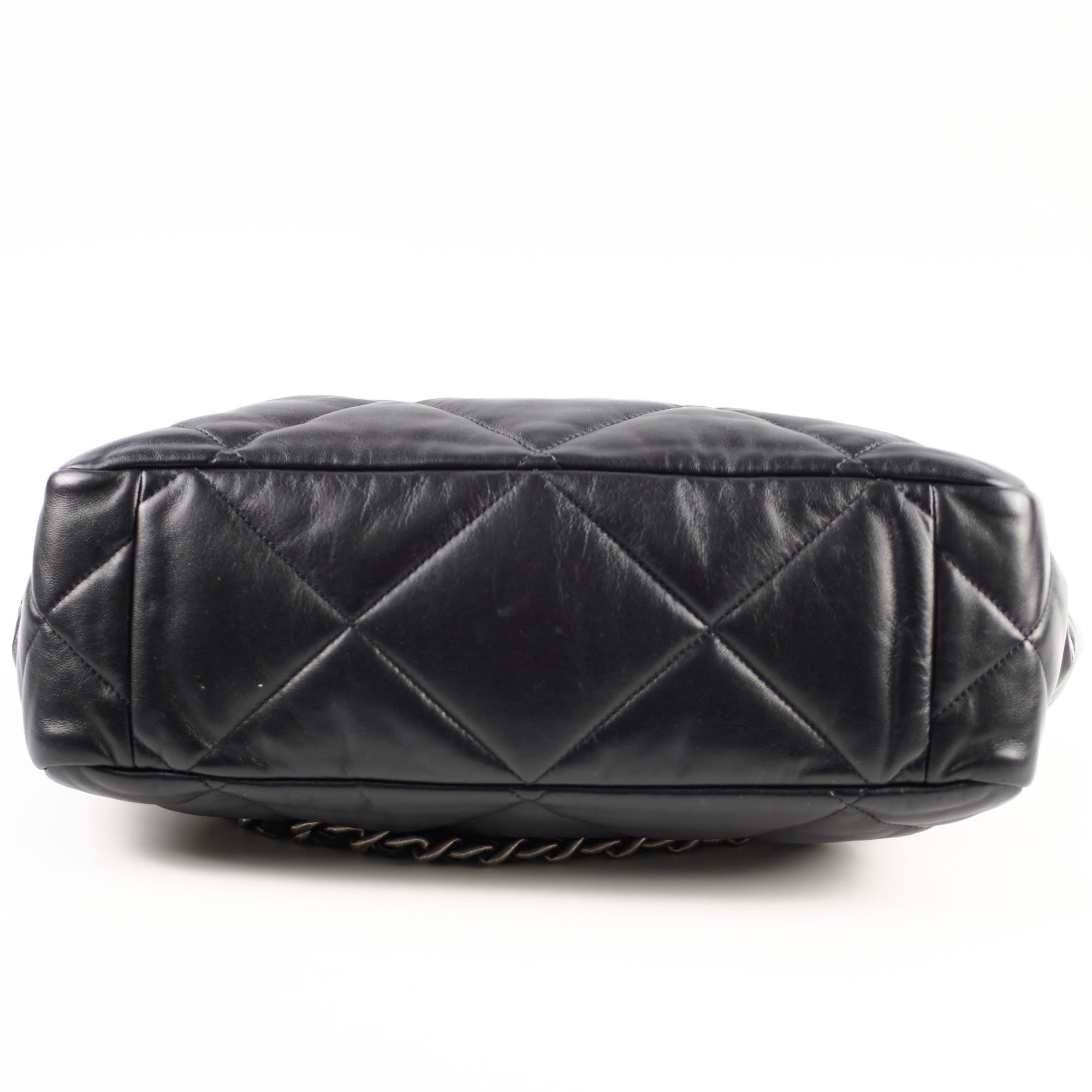 Chanel 19 Black Shoulder Tote Bag- Microchipped 2022