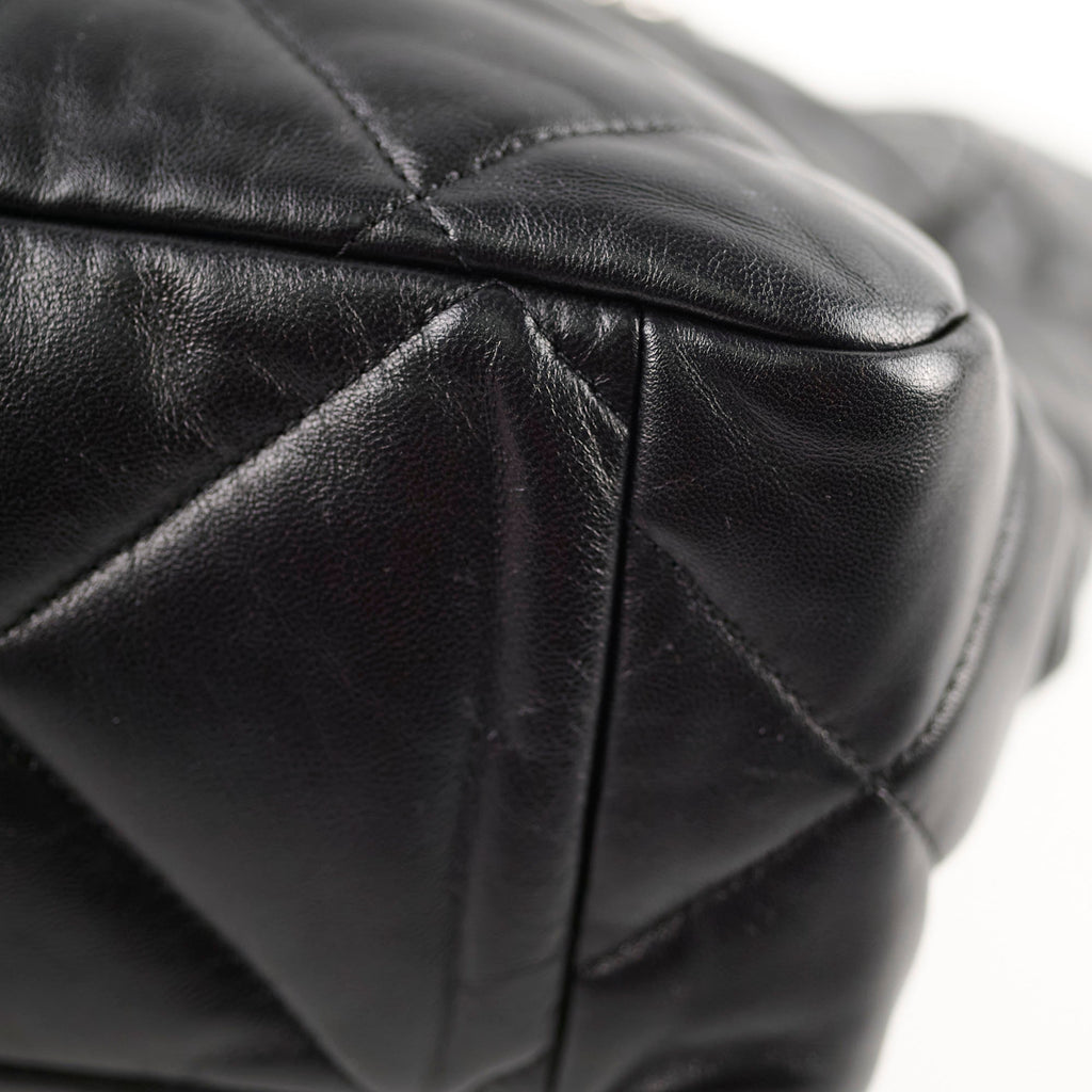 Chanel 19 Black Shoulder Tote Bag- Microchipped 2022