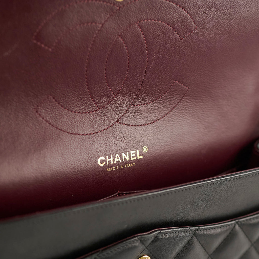 Chanel Jumbo Double Flap Lambskin Black GHW (19 series)