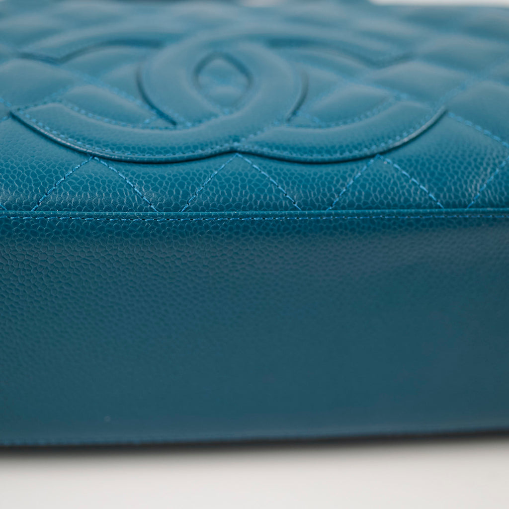 Chanel Bowling Bag Caviar Blue