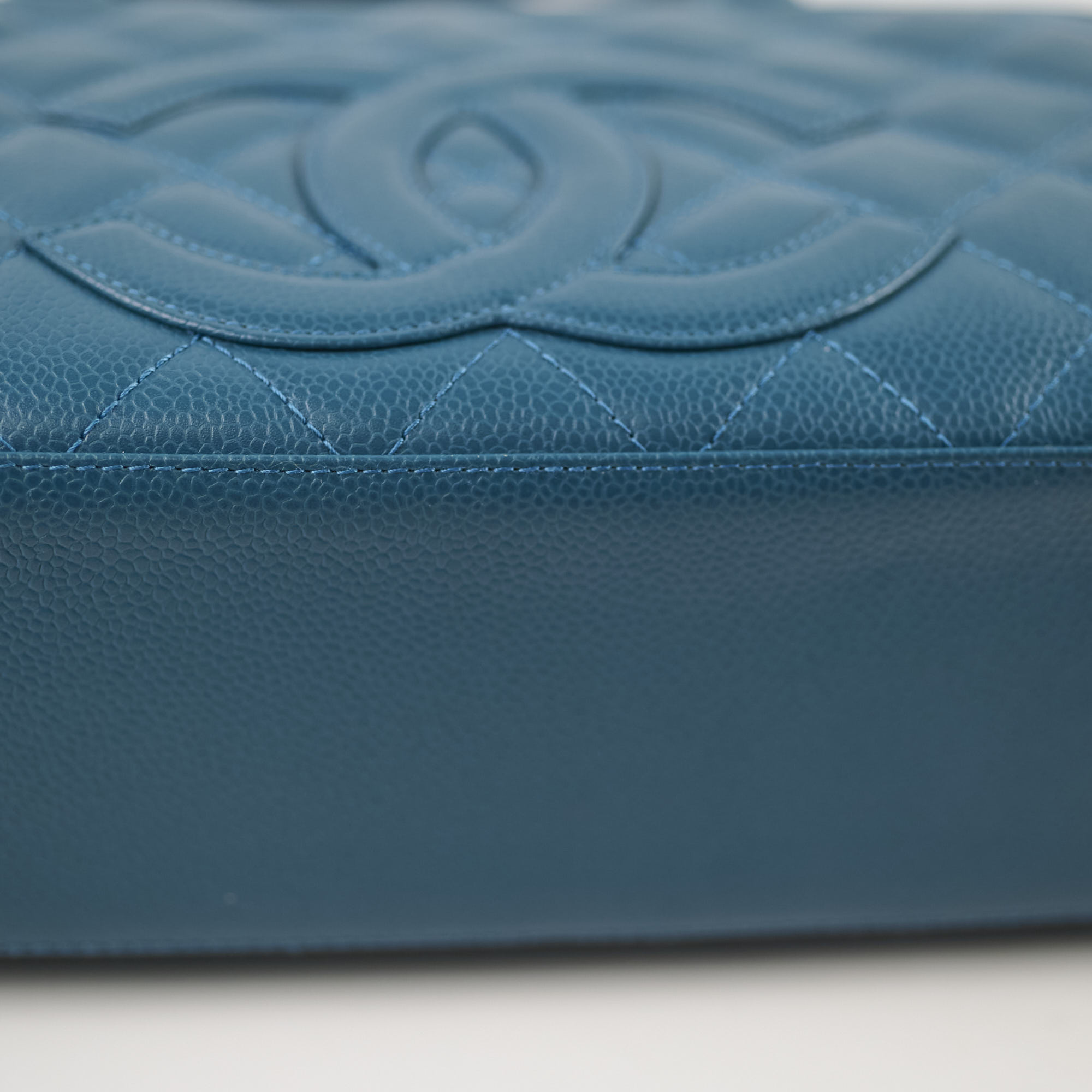 Chanel Bowling Bag Caviar Blue