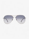 Chanel CC Aviator Black / Silver Acetate 135mm