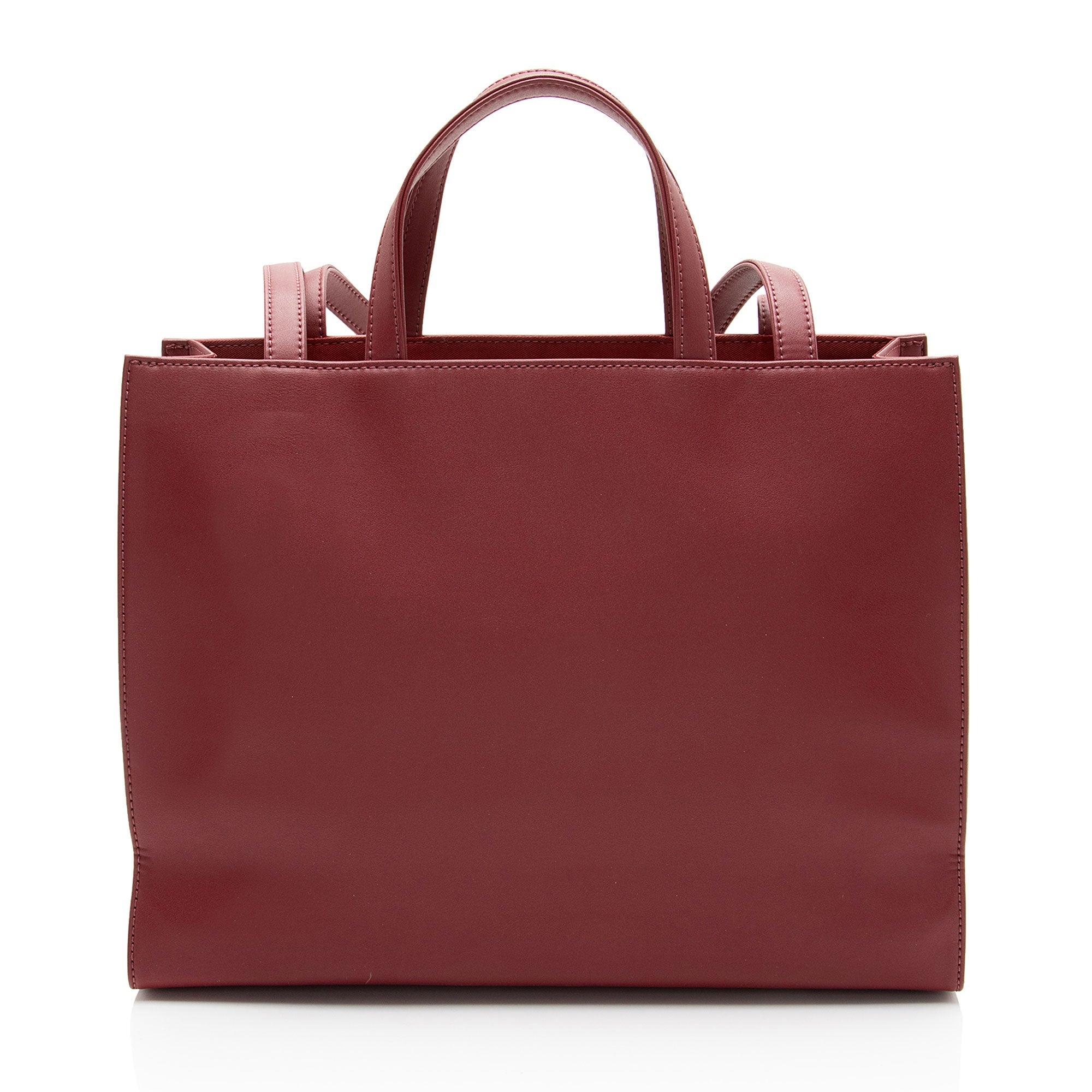 Telfar Faux Leather Medium Shopping Tote