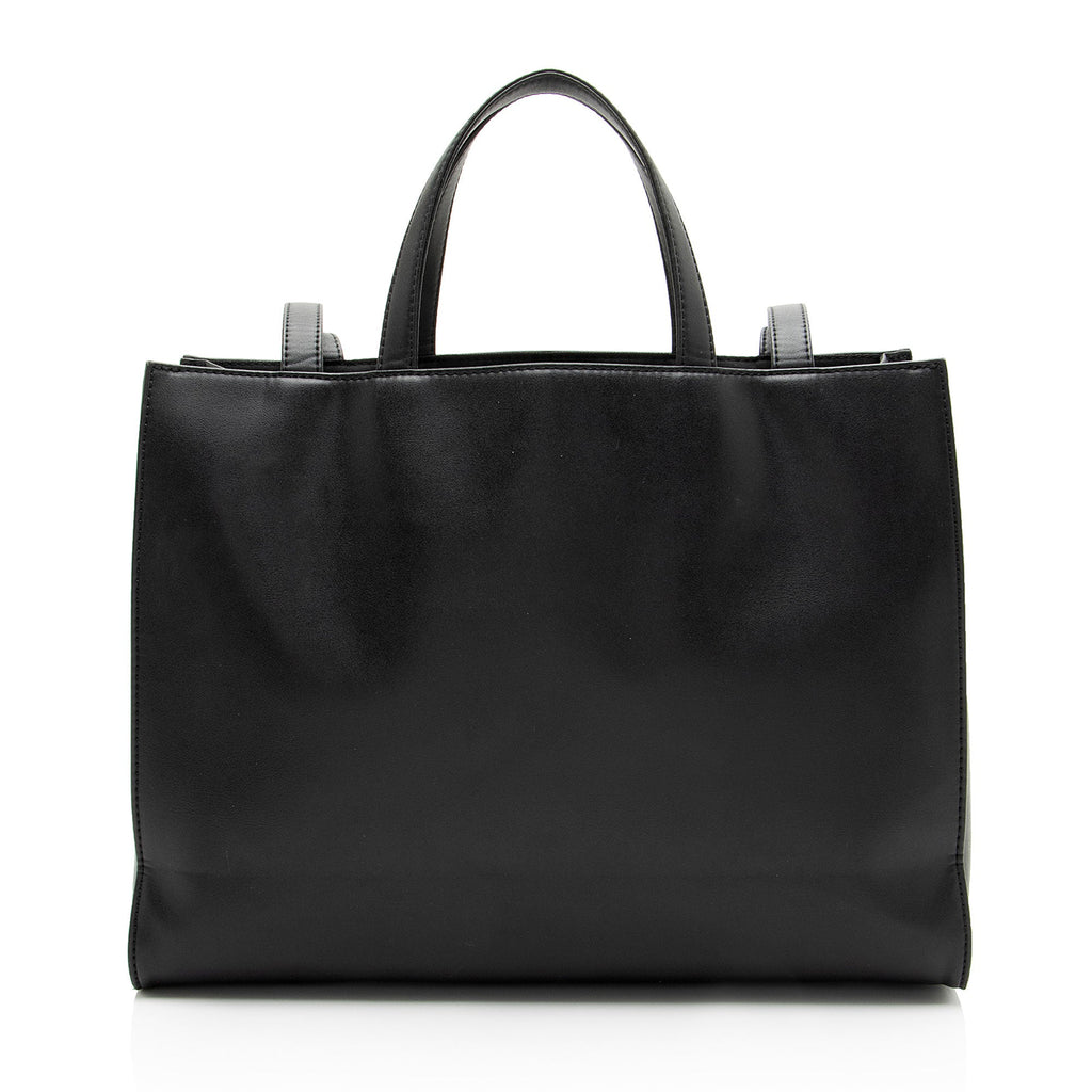 Telfar Faux Leather Medium Shopping Tote