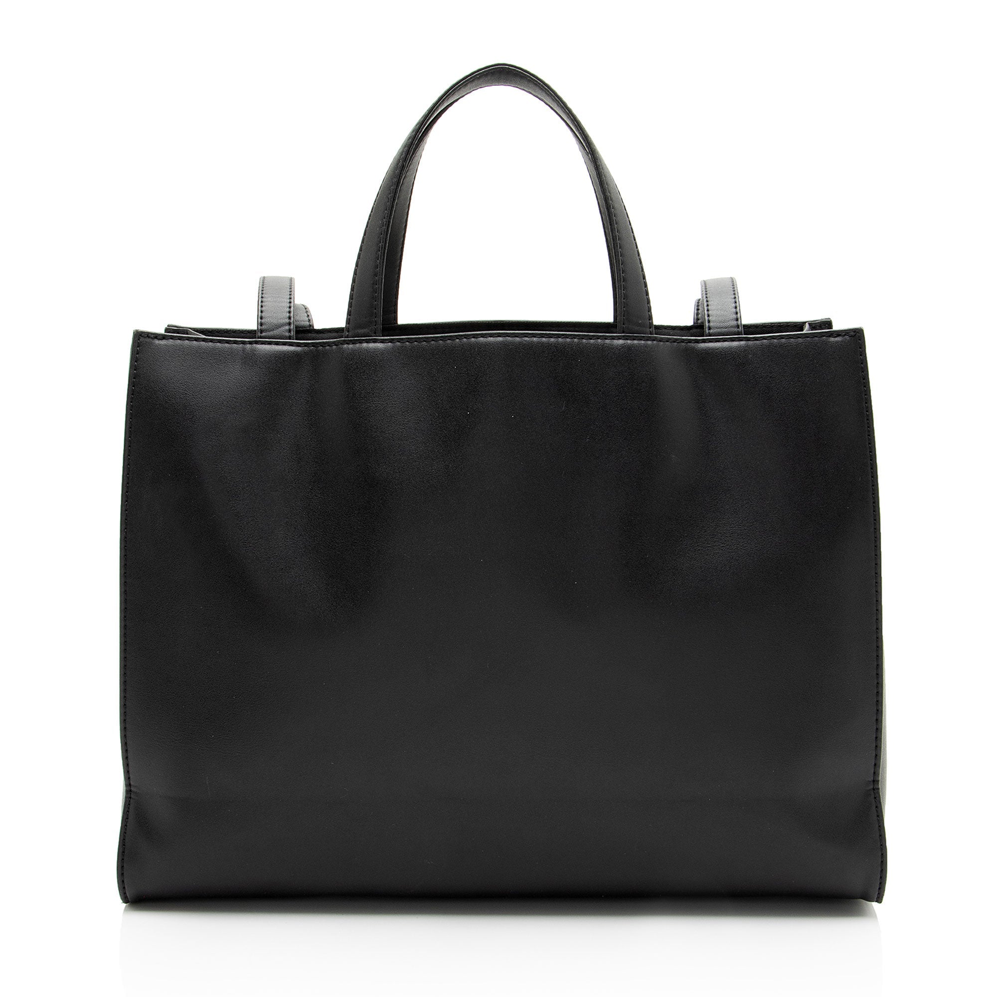 Telfar Faux Leather Medium Shopping Tote