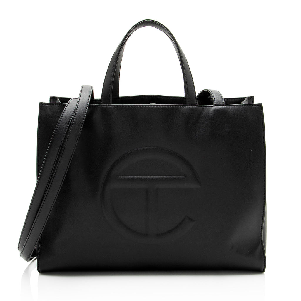 Telfar Faux Leather Medium Shopping Tote