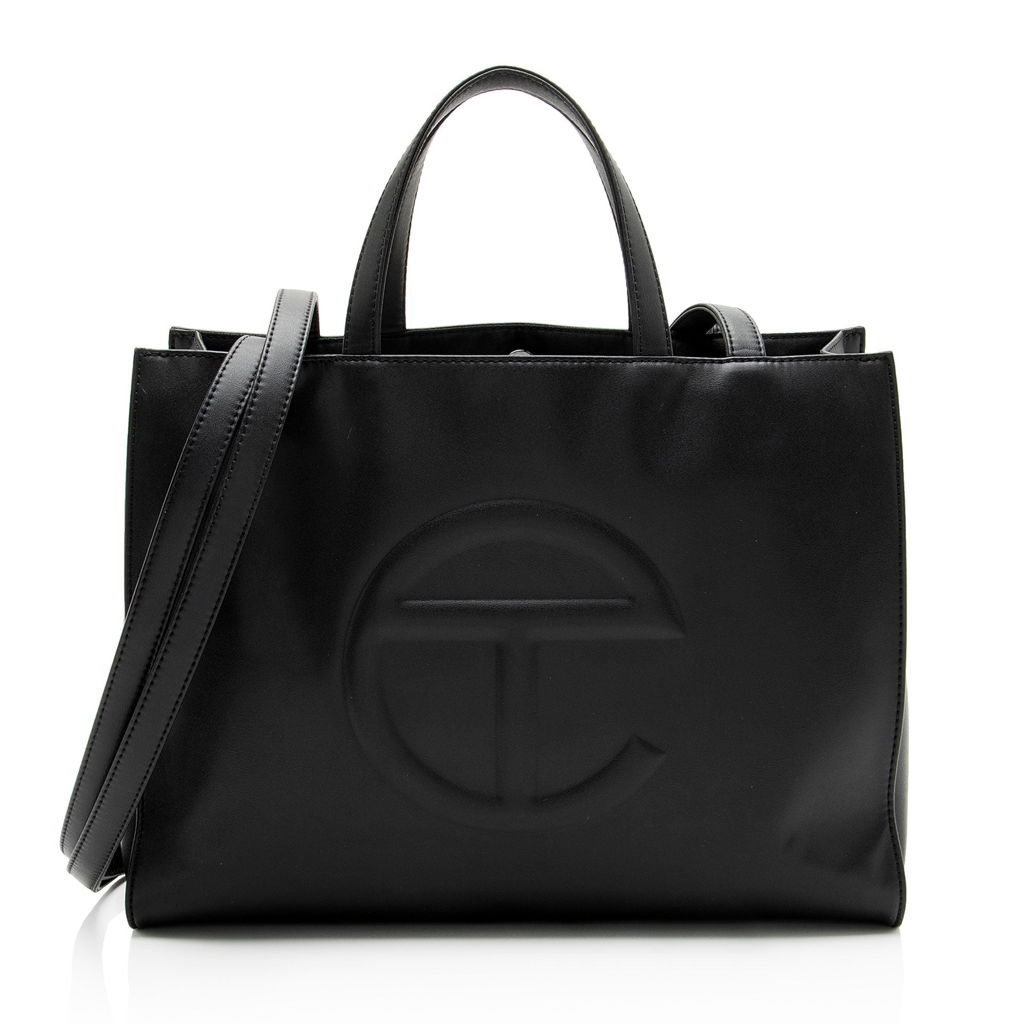 Telfar Faux Leather Medium Shopping Tote