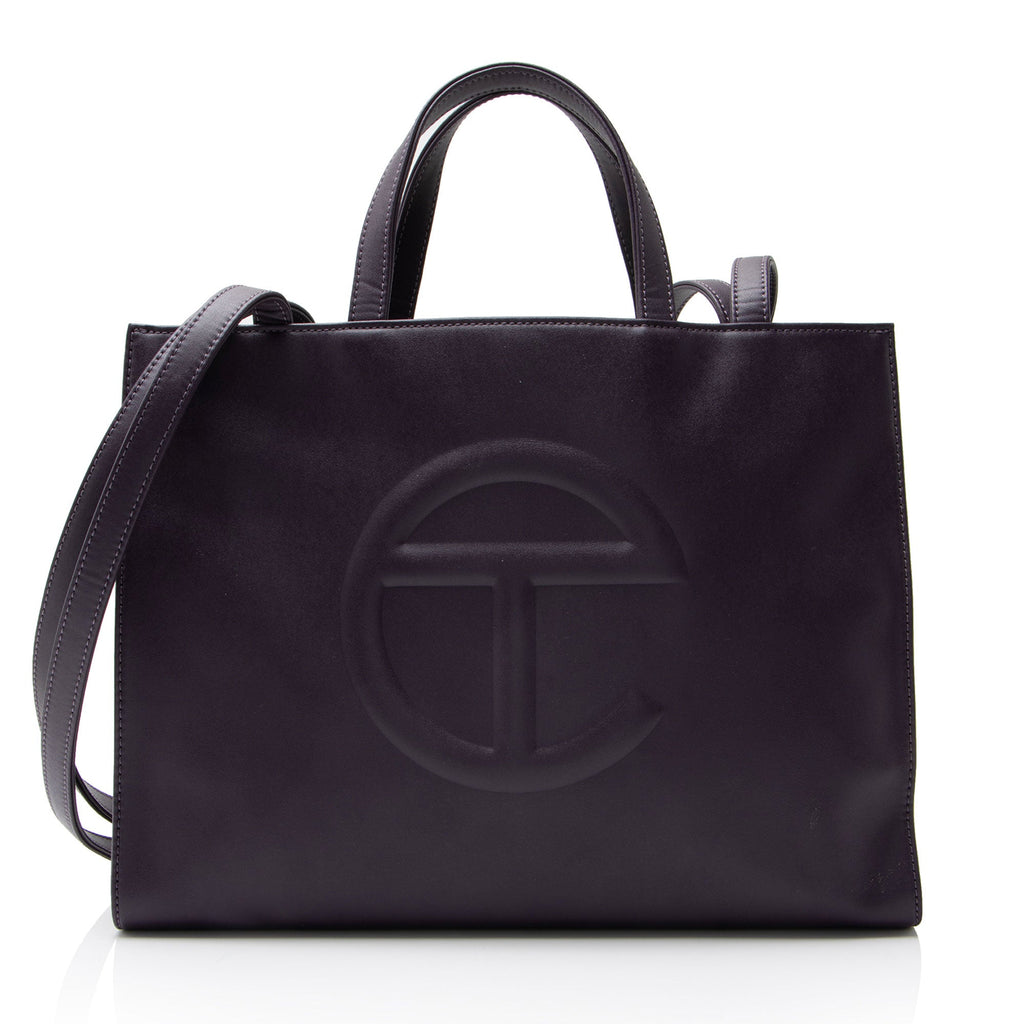 Telfar Faux Leather Medium Shopping Tote