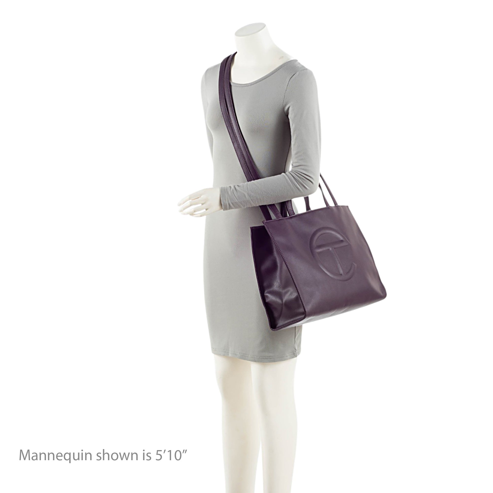 Telfar Faux Leather Medium Shopping Tote