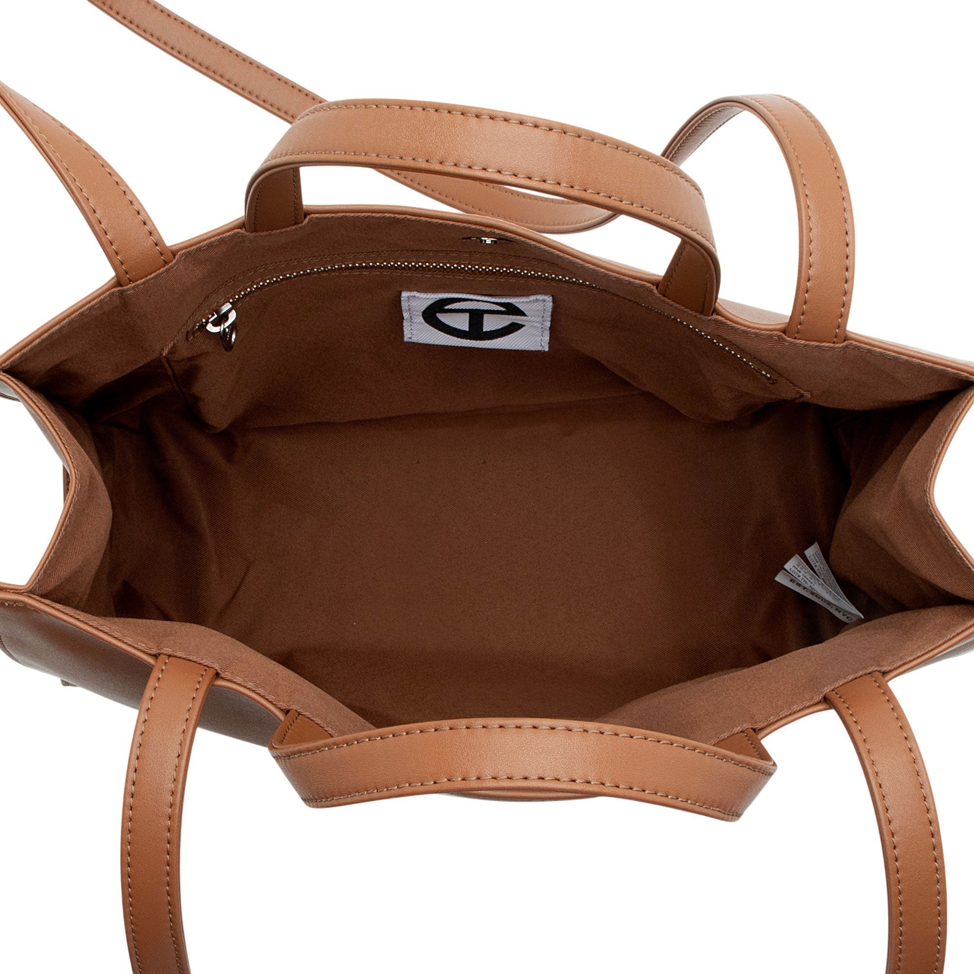 Telfar Faux Leather Medium Shopping Tote