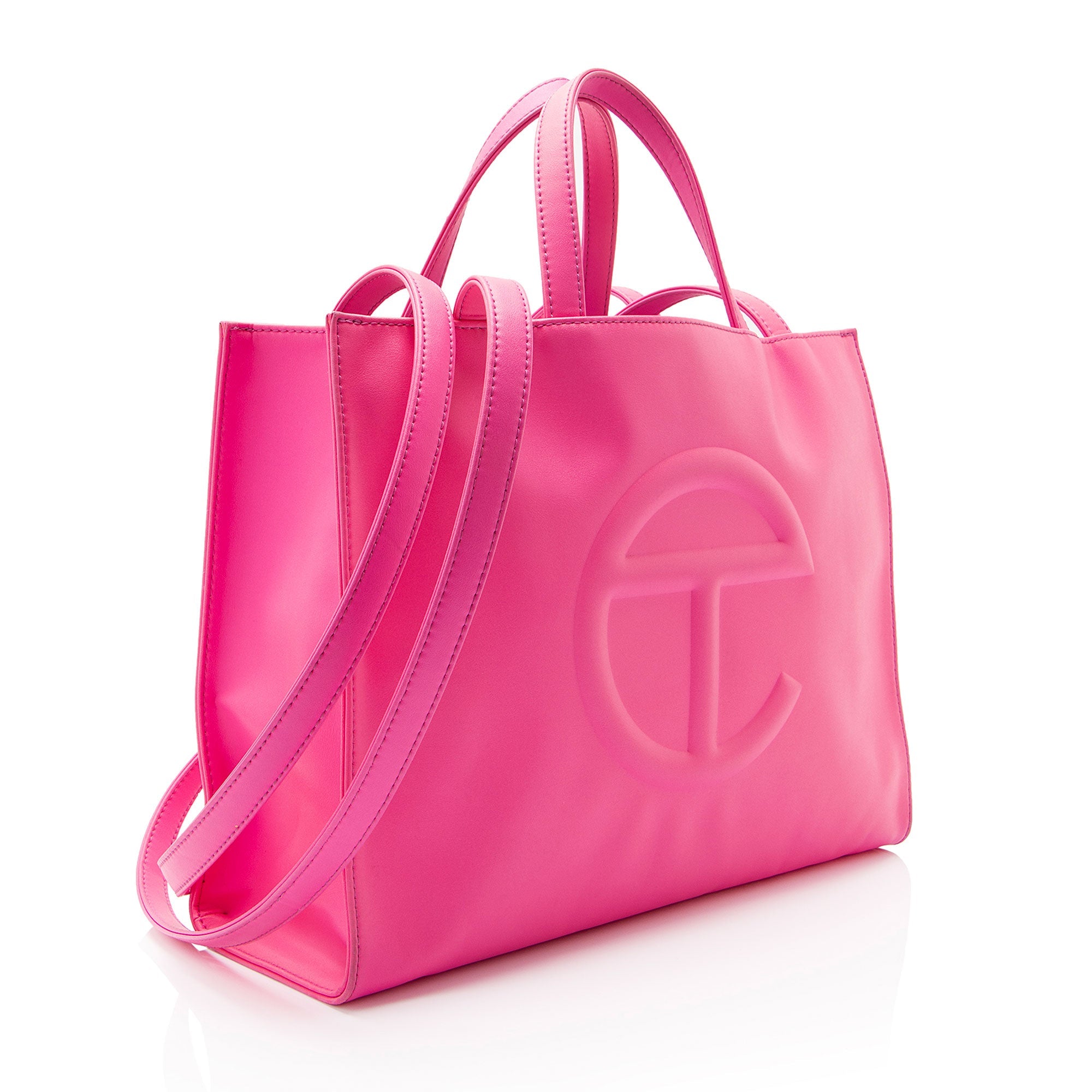 Telfar Faux Leather Medium Shopping Tote