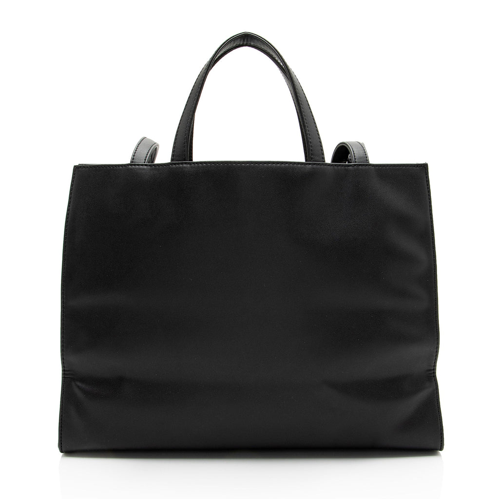 Telfar Faux Leather Medium Shopping Tote