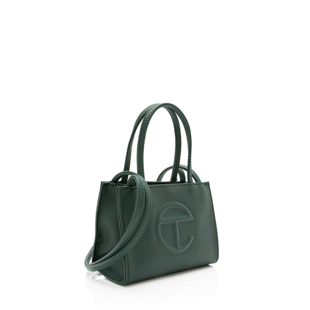 Telfar Faux Leather Small Shopping Tote