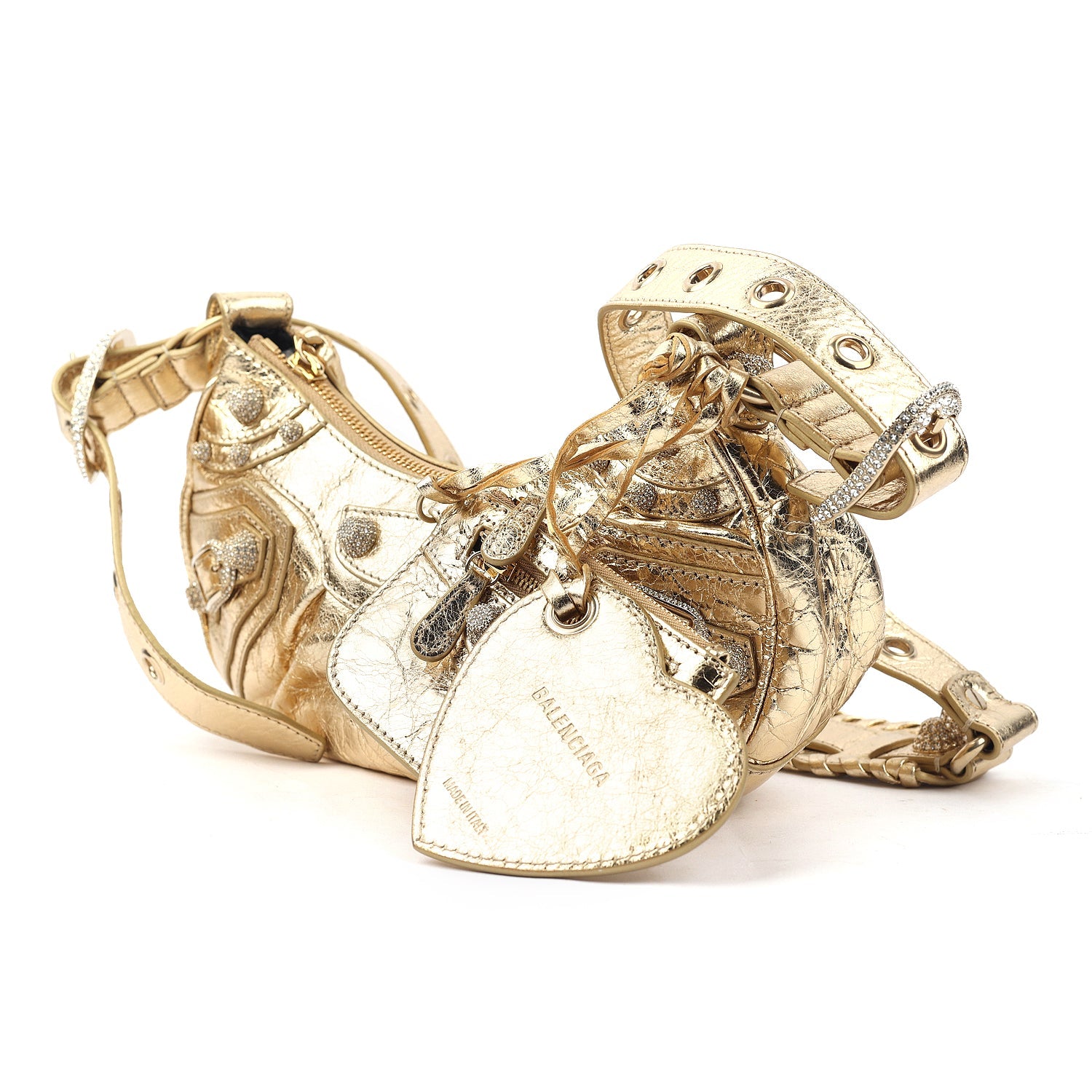 Metallic le Cagole Xs Shoulder Bag