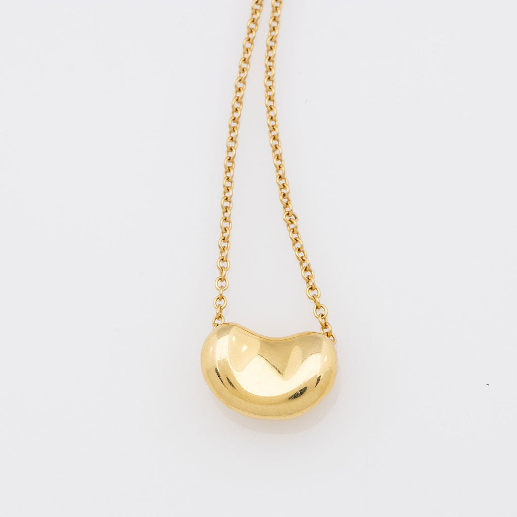 Tiffany & Co. Elsa Peretti 18k Gold Bean 9mm Necklace