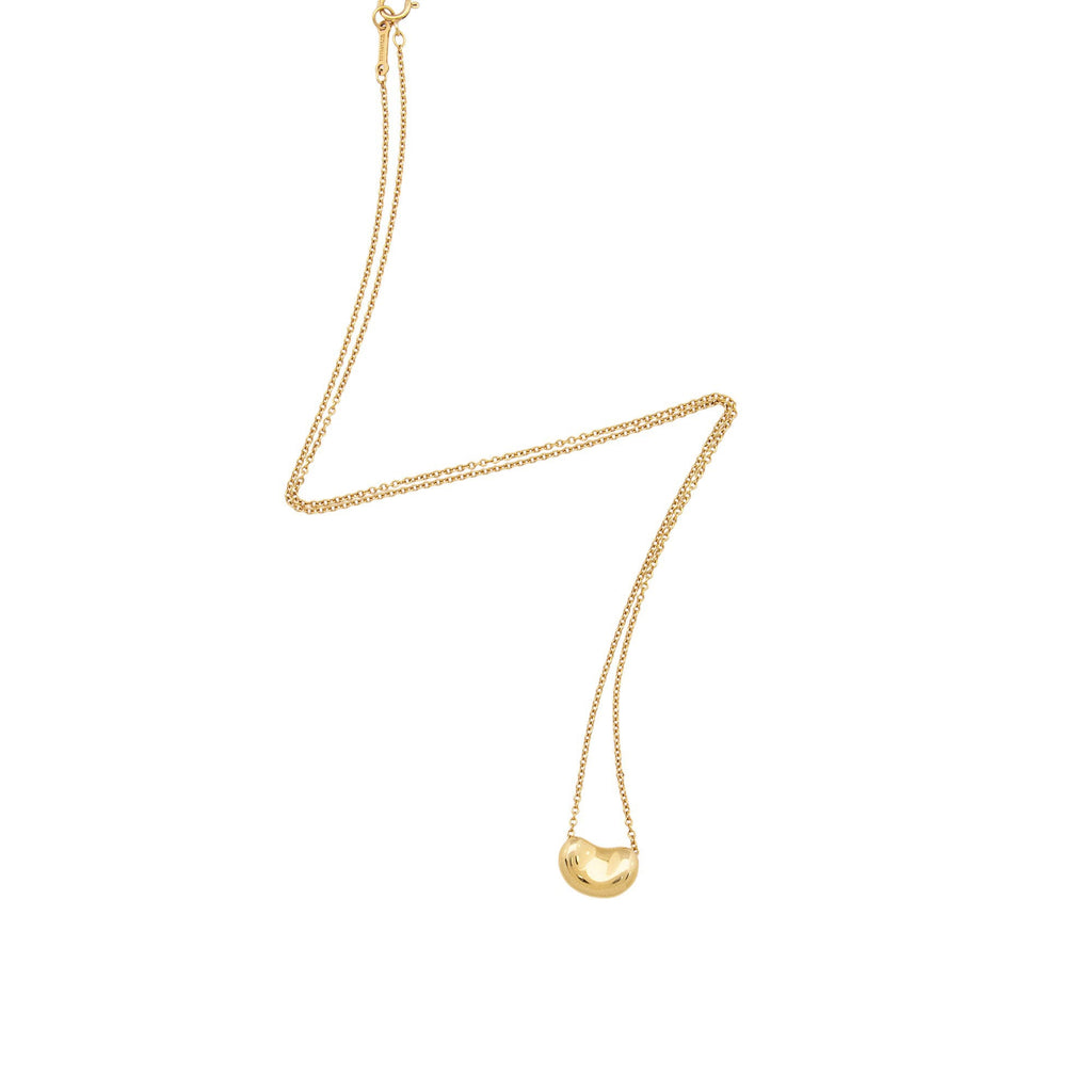 Tiffany & Co. Elsa Peretti 18k Gold Bean 9mm Necklace