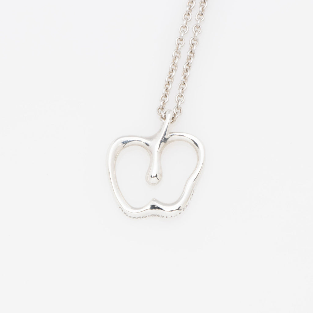 Tiffany & Co. Elsa Peretti Sterling Silver Apple Necklace