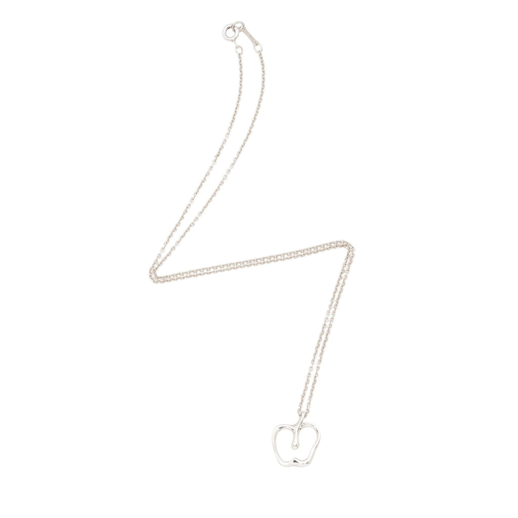 Tiffany & Co. Elsa Peretti Sterling Silver Apple Necklace
