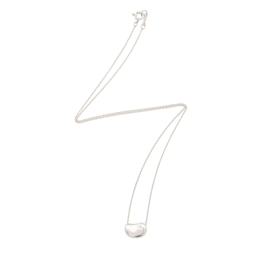 Tiffany & Co. Elsa Peretti Sterling Silver Bean 9mm Necklace
