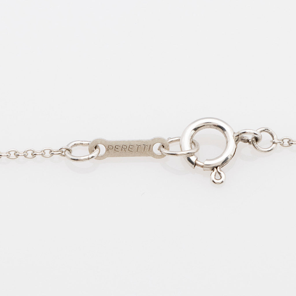 Tiffany & Co. Elsa Peretti Sterling Silver Bean 9mm Necklace