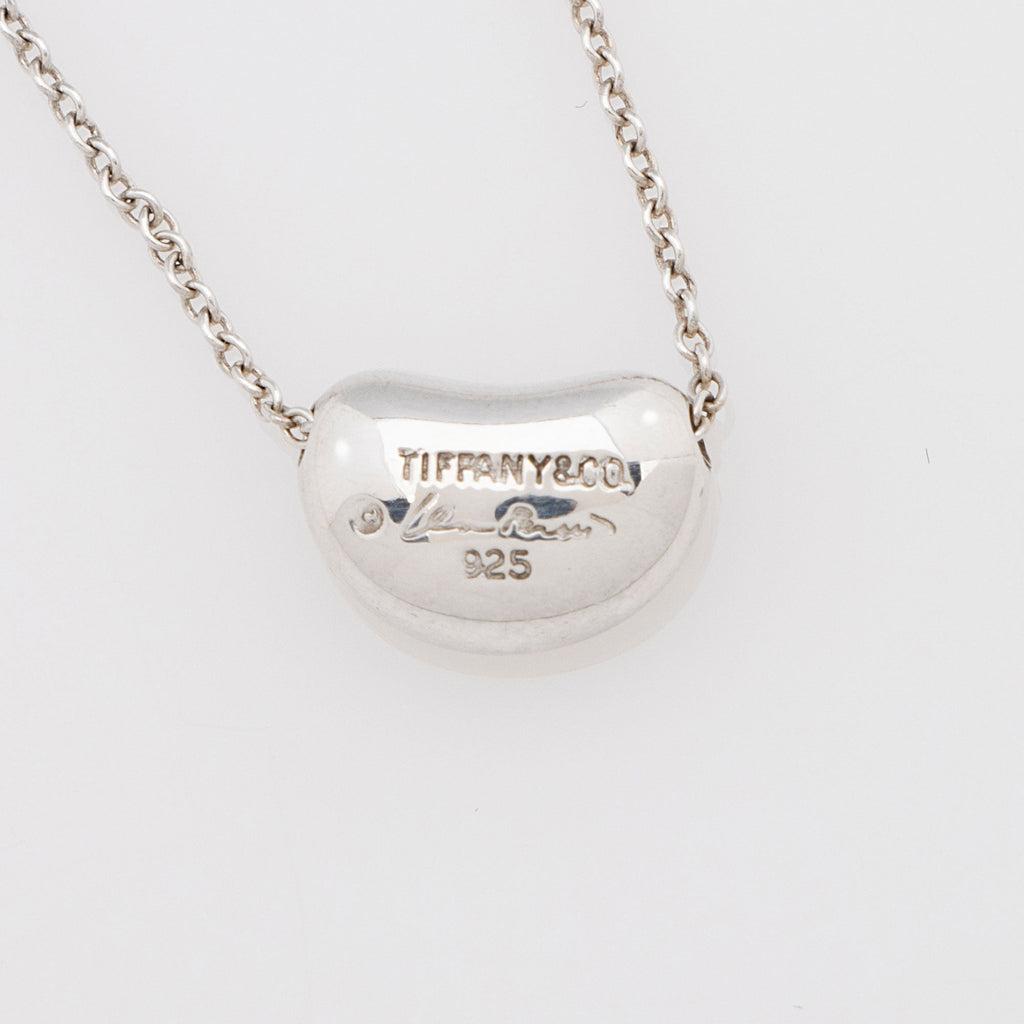 Tiffany & Co. Elsa Peretti Sterling Silver Bean 9mm Necklace