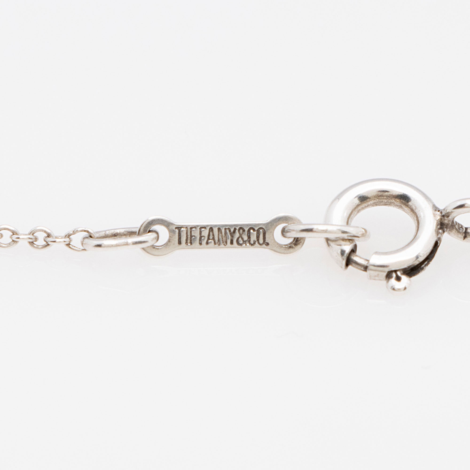 Tiffany & Co. Elsa Peretti Sterling Silver Bean 9mm Necklace