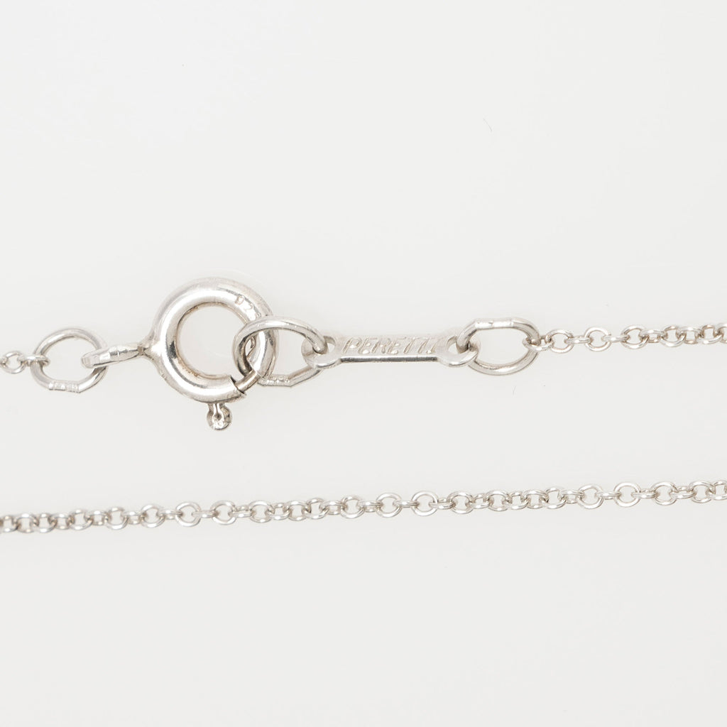 Tiffany & Co. Elsa Peretti Sterling Silver Double Loop Necklace