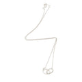 Tiffany & Co. Elsa Peretti Sterling Silver Double Loop Necklace