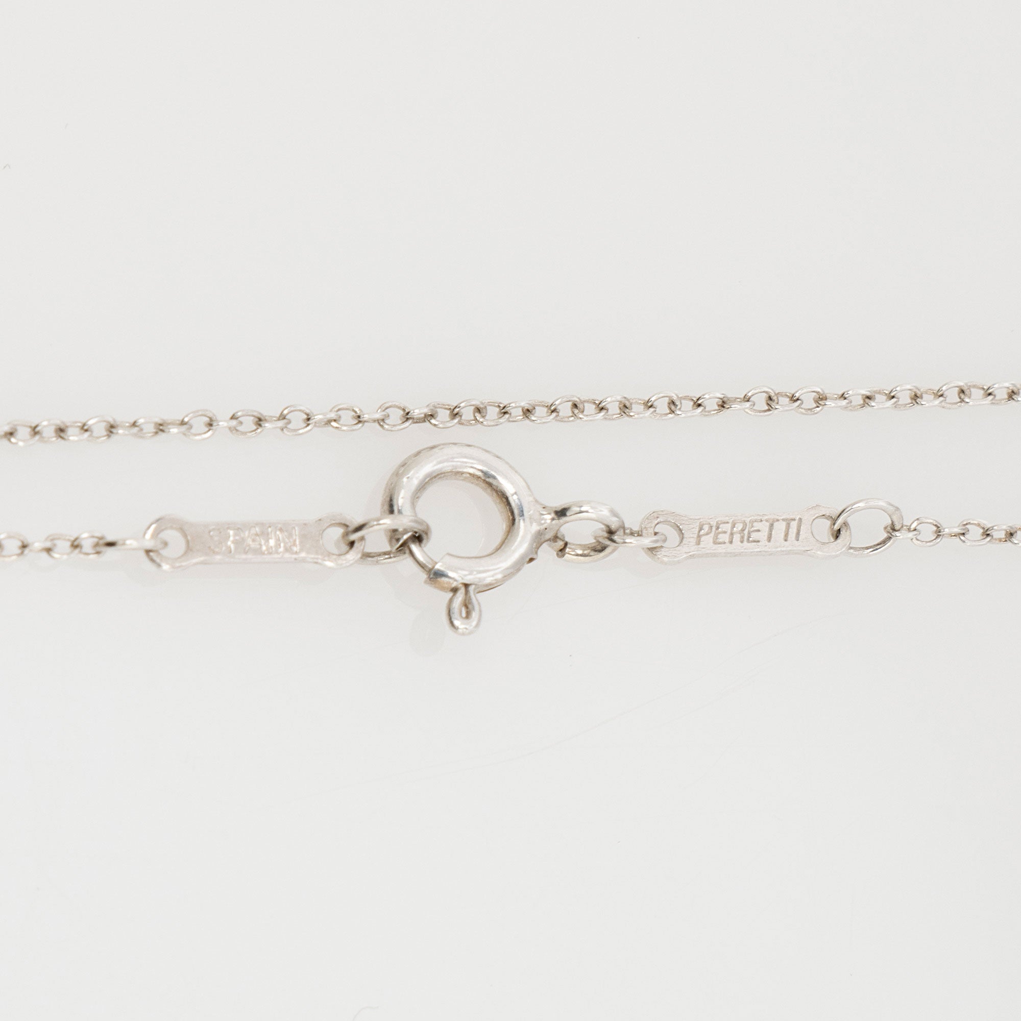 Tiffany & Co. Elsa Peretti Sterling Silver Eternal Circle Necklace