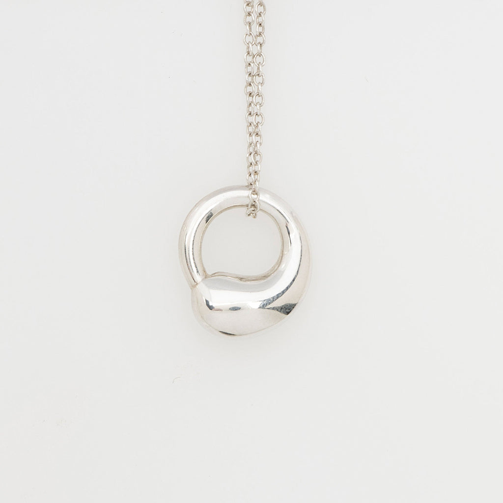 Tiffany & Co. Elsa Peretti Sterling Silver Eternal Circle Necklace