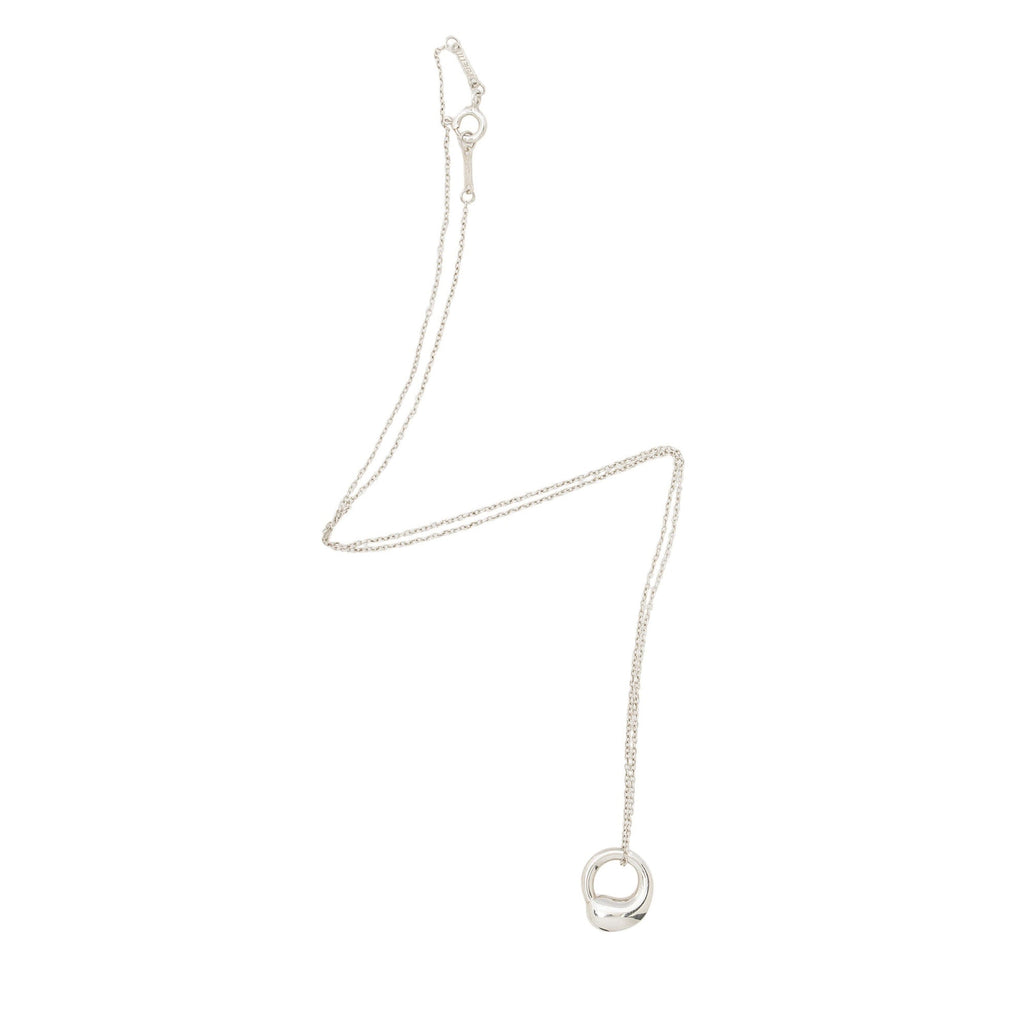 Tiffany & Co. Elsa Peretti Sterling Silver Eternal Circle Necklace
