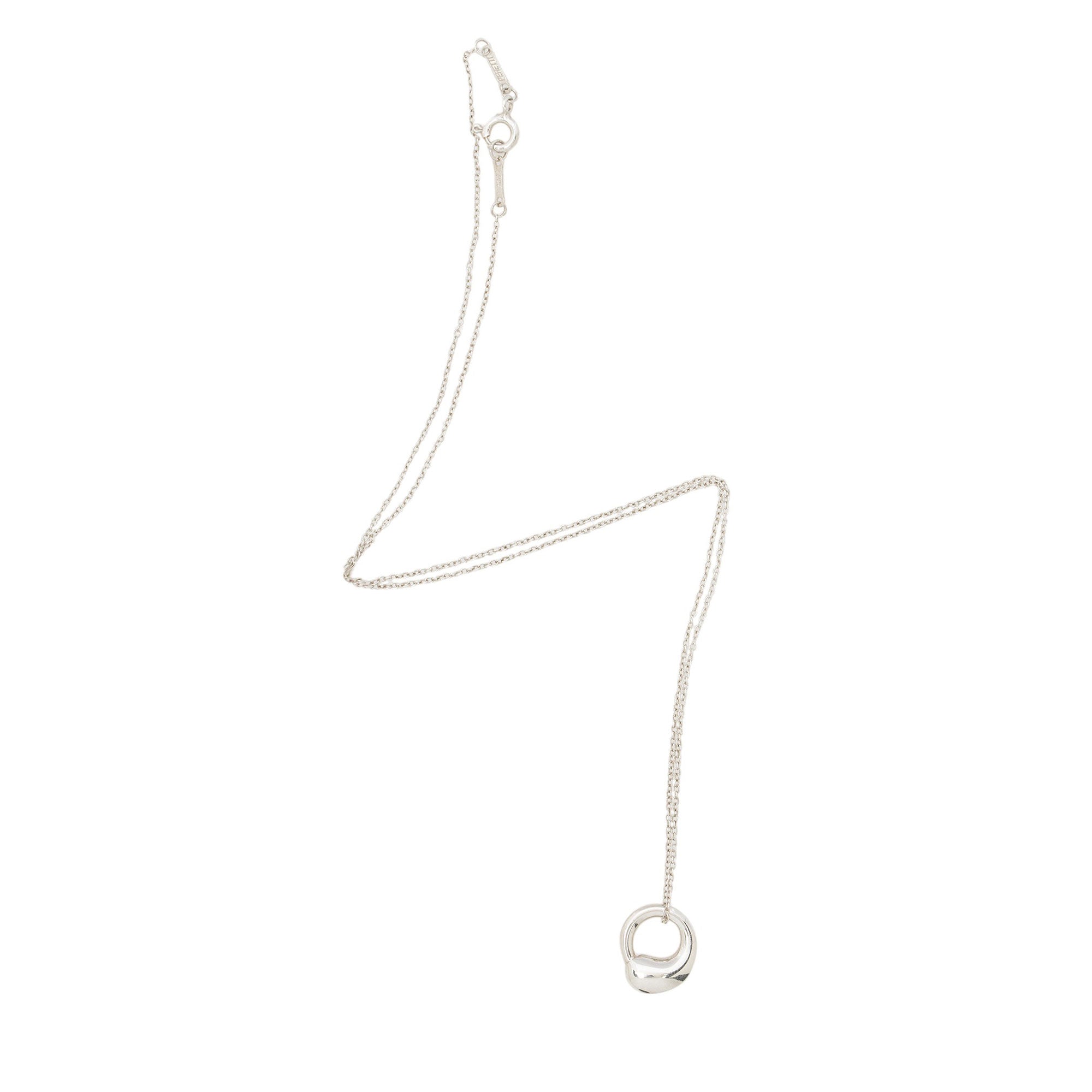Tiffany & Co. Elsa Peretti Sterling Silver Eternal Circle Necklace